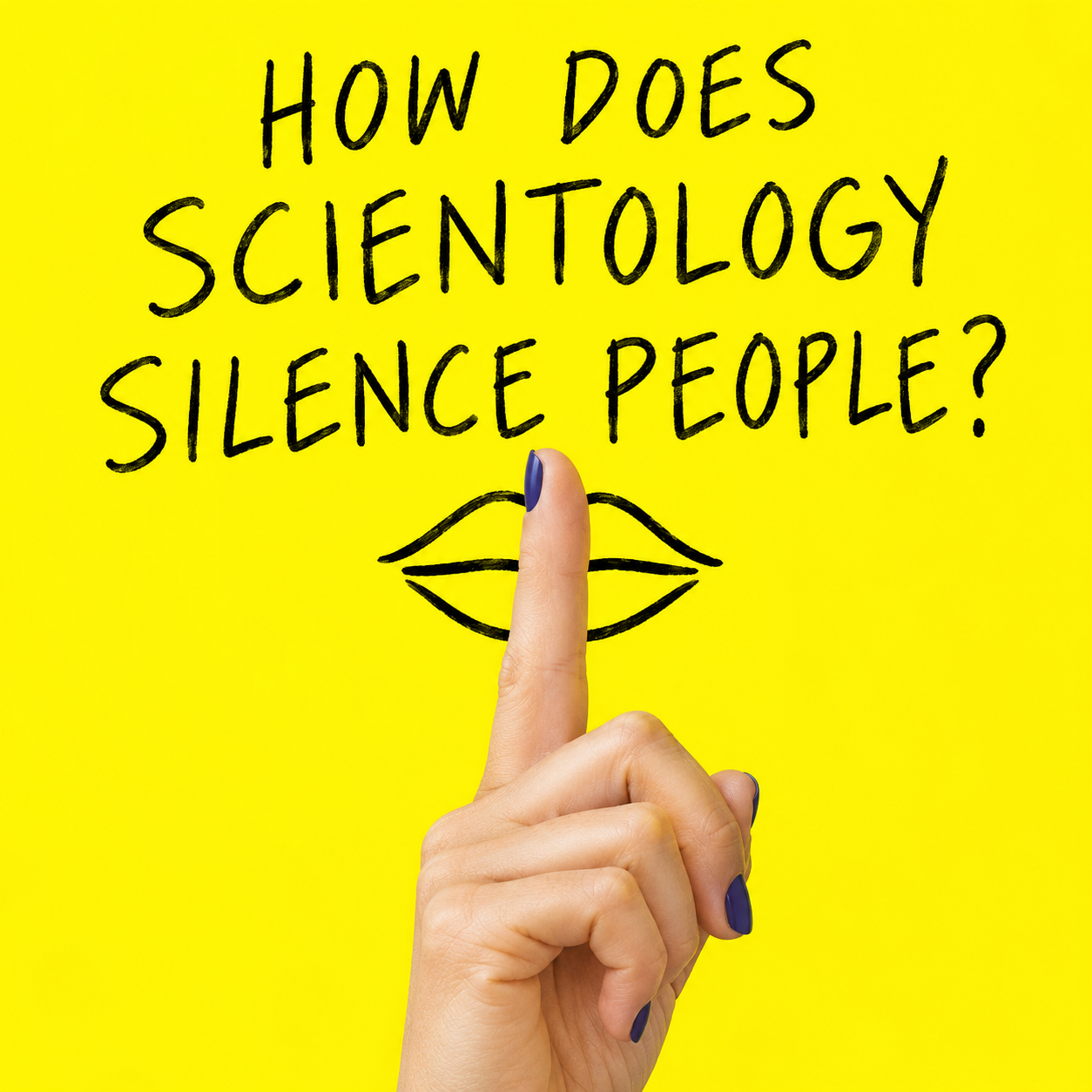 How does Scientology silence people?