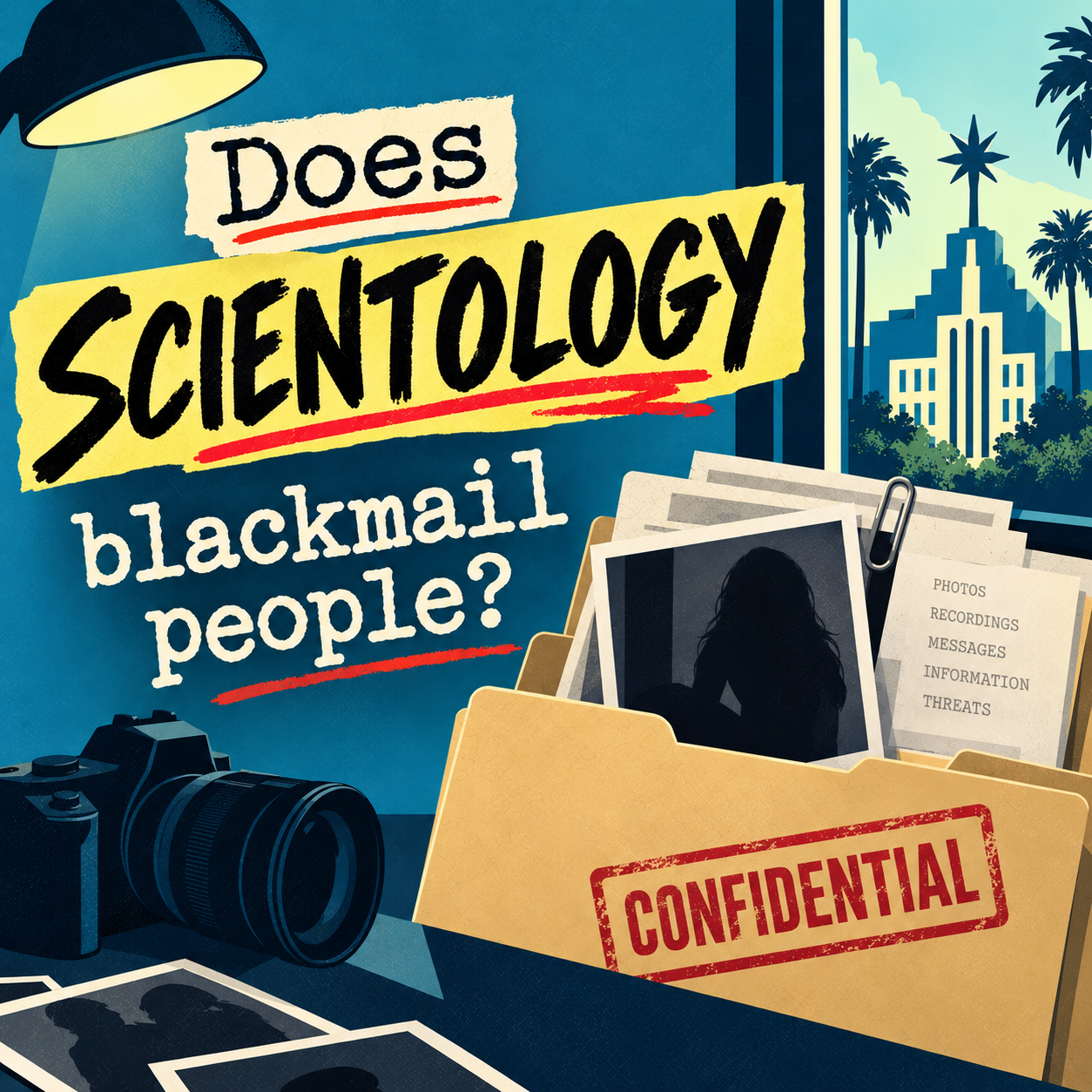 Does Scientology blackmail people?
