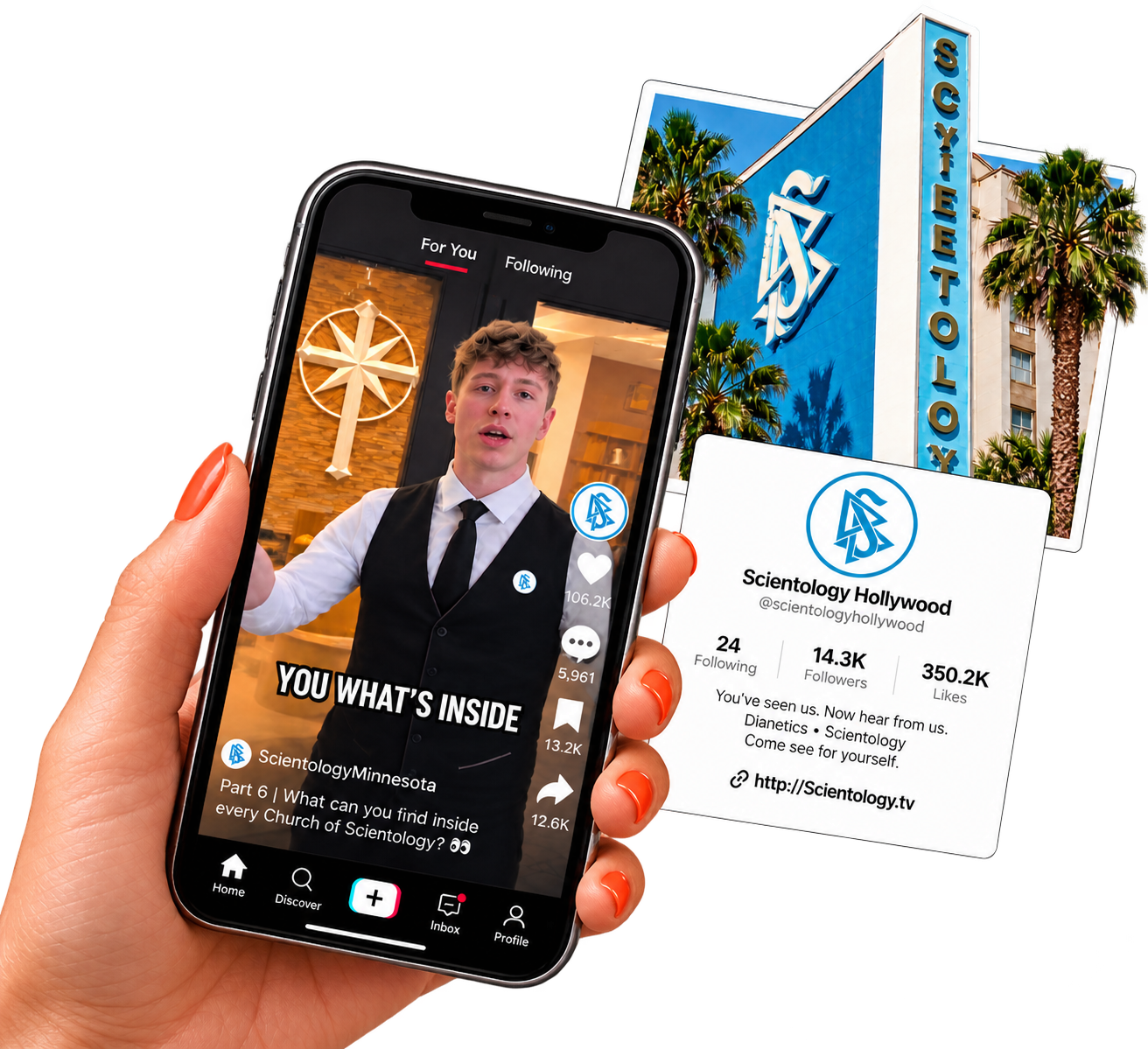 Scientology recruitment on TikTok